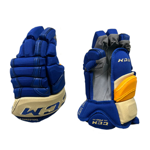 CCM PRO RETURN TARASENKO H90 ST LOUIS BLUES WC PLAYER GLOVES