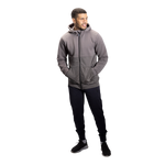 BAUER FLC 3D FULL ZIP HOODIE - GREY