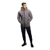 BAUER FLC 3D FULL ZIP HOODIE - GREY