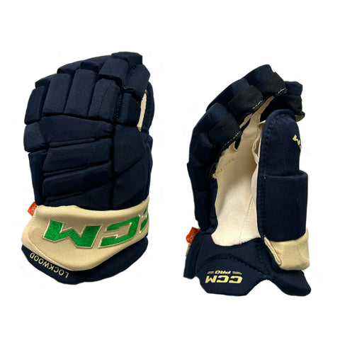 CCM PRO RETURN WILL LOCKWOOD JETSPEED CANUCKS ALT PLAYER GLOVES