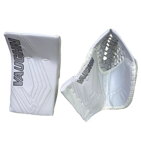 VAUGHN VX1 PRO CARBON JH SPEC GOALIE CATCHER & BLOCKER SET