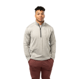 BAUER FLC TEXTURED HALF ZIP SR - GREY