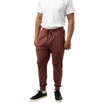 BAUER FLC WARMTH KNIT JOGGER SENIOR - BURGUNDY