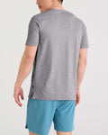 SAXX DROPTEMP COOLING TEE - TRADEWINDS HEATHER