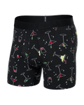 SAXX DROPTEMP BOXER BRIEF FLY - ATOMIC HAPPY HOUR-BLACK