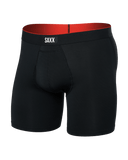 SAXX MULTI-SPORT MESH BOXER BRIEF FLY - BLACK