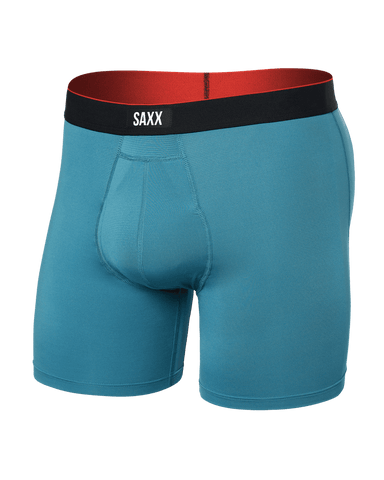 SAXX MULTI-SPORT MESH BOXER BRIEF FLY - HYDRO BLUE