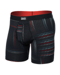 SAXX MULTI-SPORT MESH BOXER BRIEF FLY - OPTIC GRID-BLACK