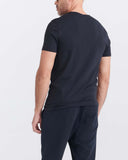 SAXX DROPTEMP COOLING COTTON SS CREWNECK TEE- BLACK