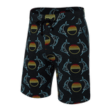 SAXX SNOOZE SHORT - SUNSET CREST-BLACK