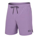 SAXX OH BUOY 2N1 VOLLEY 5" SWIM SHORTS - PURPLE HAZE