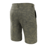 SAXX LAND TO SAND 2N1 SHORT - QUICKSAND CAMO-GREEN HEATHER