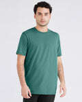 SAXX DROPTEMP COTTON TEE - PINE