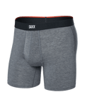 SAXX VIBE XTRA SUPER SOFT BOXER BRIEF - DARK GREY HEATHER