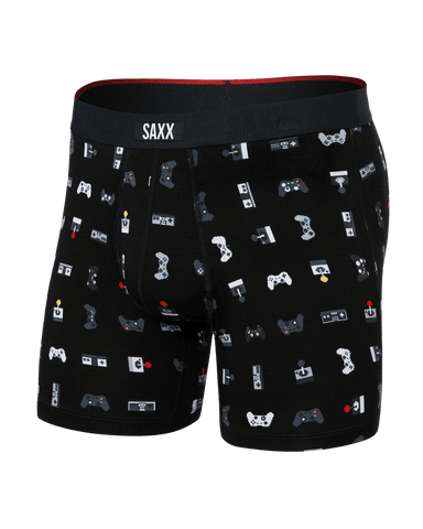 SAXX VIBE XTRA BOXER BRIEF FLY - GAMER-BLACK