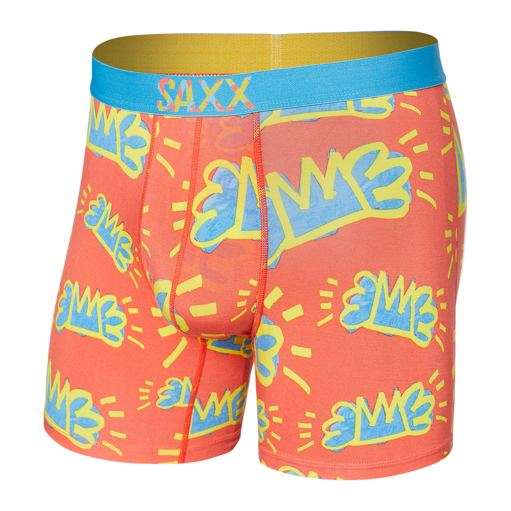 Saxx Vibe Boxer Brief 2 Pack Grey/Shallow Stripe - Rock Outdoors